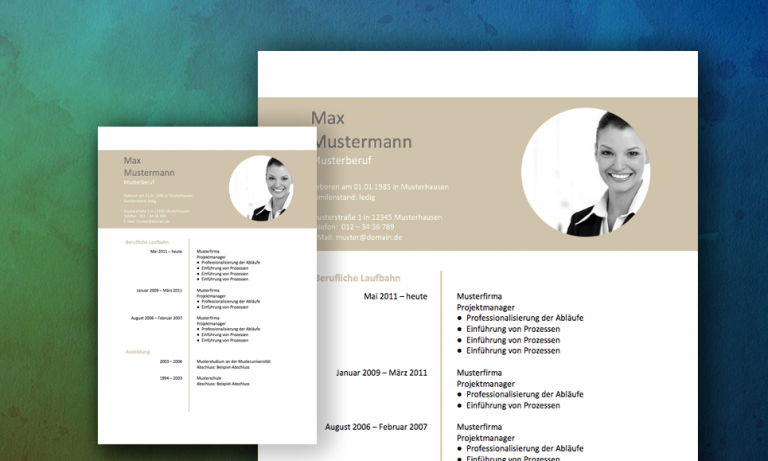 Muster - Klassisch | MeineBewerbung.net
